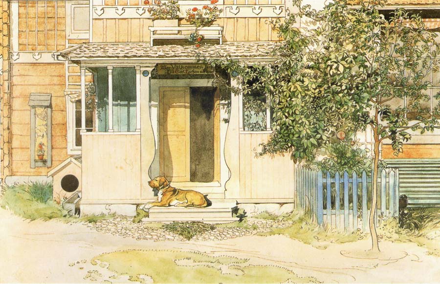 Carl Larsson The Veranda